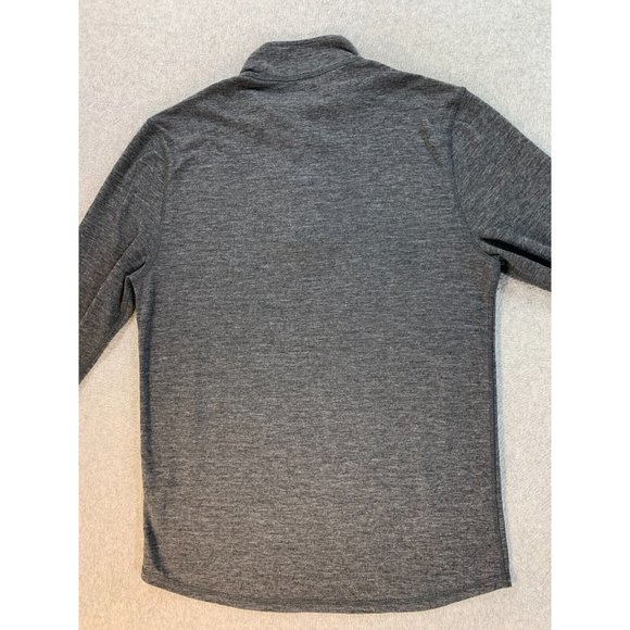 Omni Wool Quarter Zip Long Sleeve Pullover Base Layer‎ Shirt (Men's XL) Gray - Picture 12 of 12